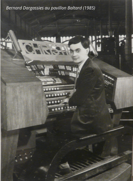 Bernard Dargassies au pavillon Baltard (1985)